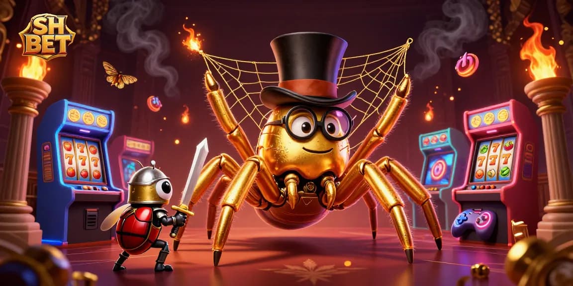 Engage in SH BET's vibrant casino world with dynamic characters and colorful game elements.