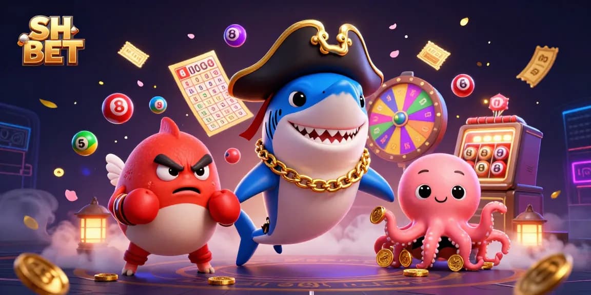 Engage in the thrilling world of SH BET with vibrant characters and lottery excitement!