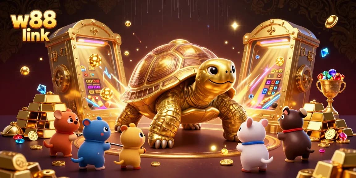Experience the thrill of playing at w88 link with exciting golden gambling elements.