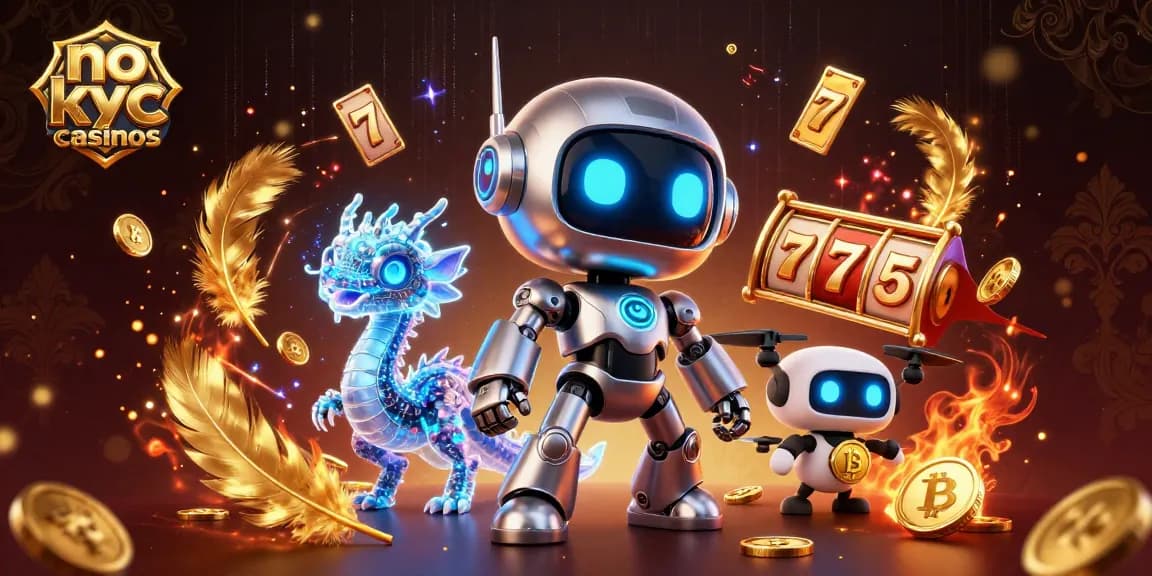 Engage in thrilling no kyc casinos gaming with vibrant characters and exciting symbols of fortune.