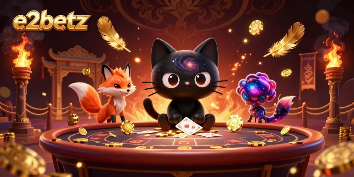 Experience the cosmic game with e2betz at the dynamic casino table, featuring betting action.