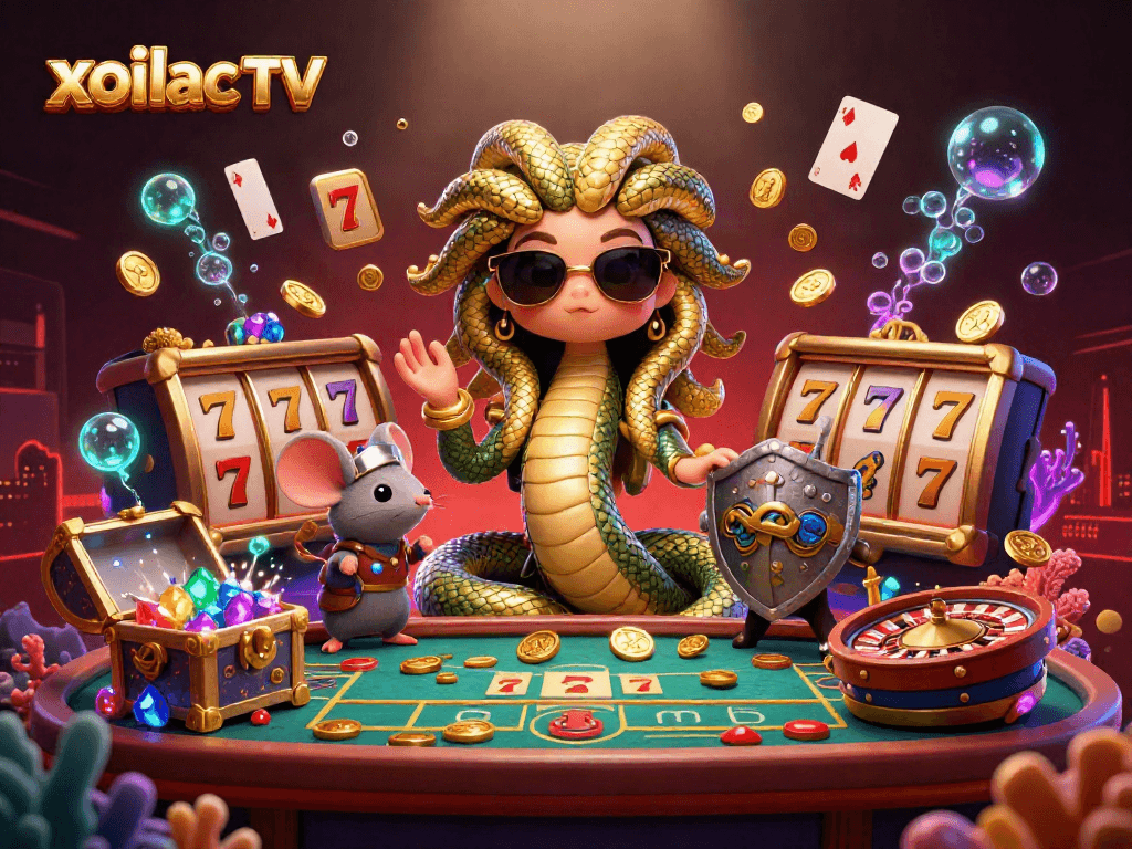 Khám phá những slot tuyệt vời tại xoilac TV với Medusa và chiến binh gạch đá.