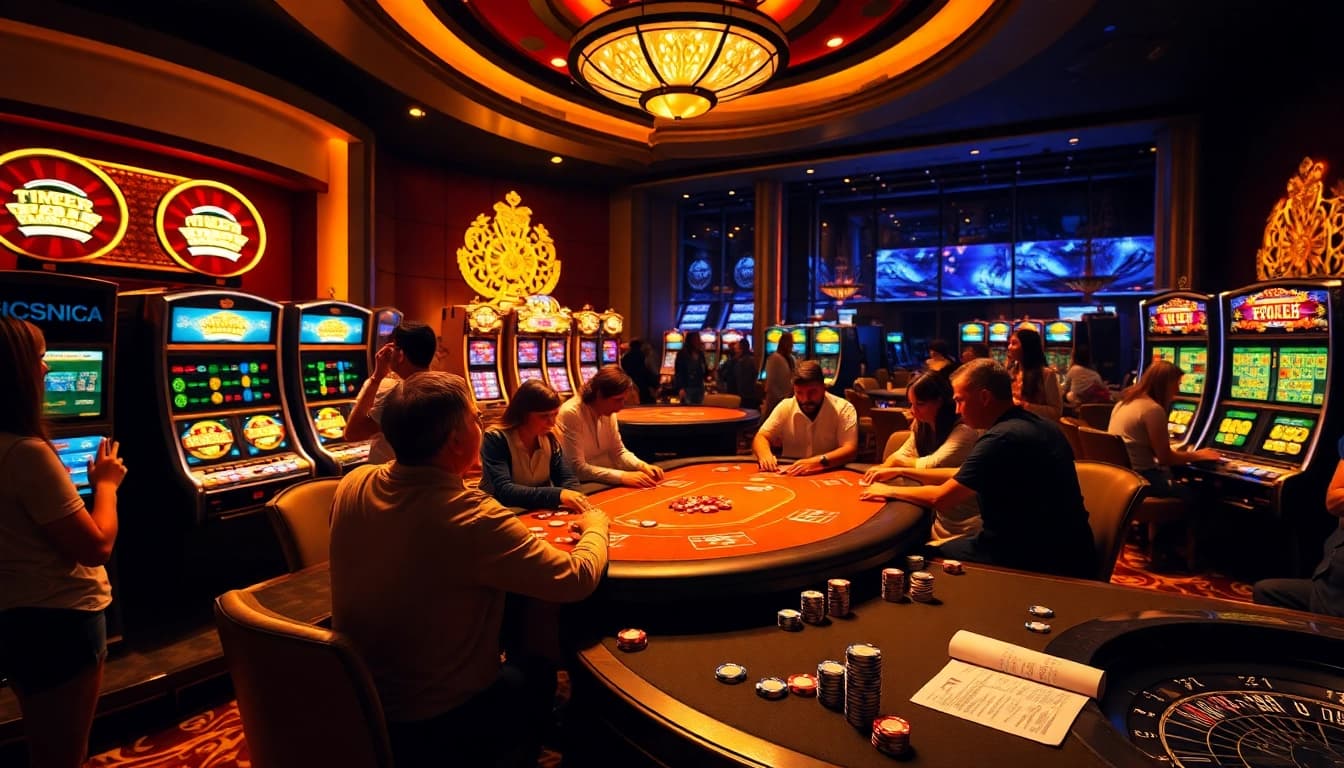 Experience the thrill of live gaming with sepuhplay link at a luxurious casino table.