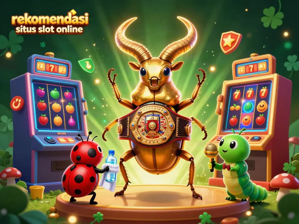 Menang besar di rekomendasi situs slot online dengan karakter lucu dalam ilustrasi 3D.