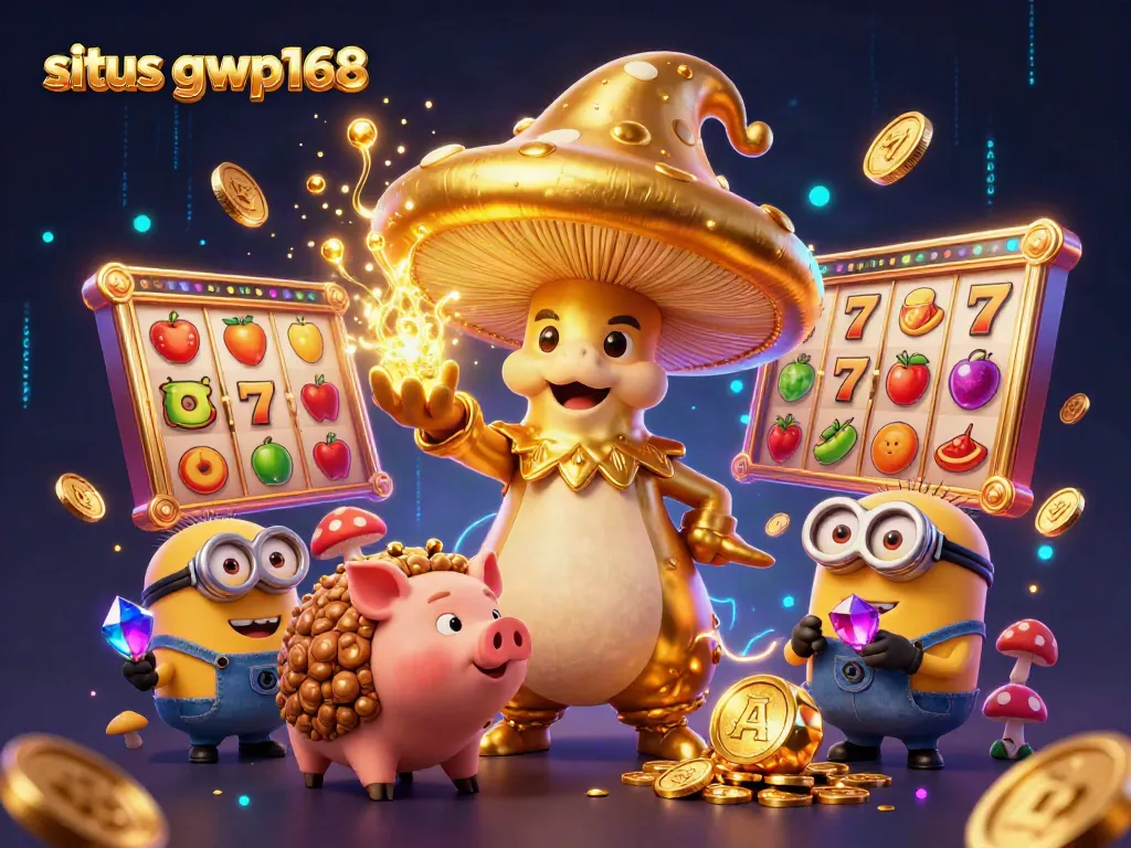 Menangkan jackpot dengan situs gwp168, ilustrasi idaman slot yang menggiurkan.