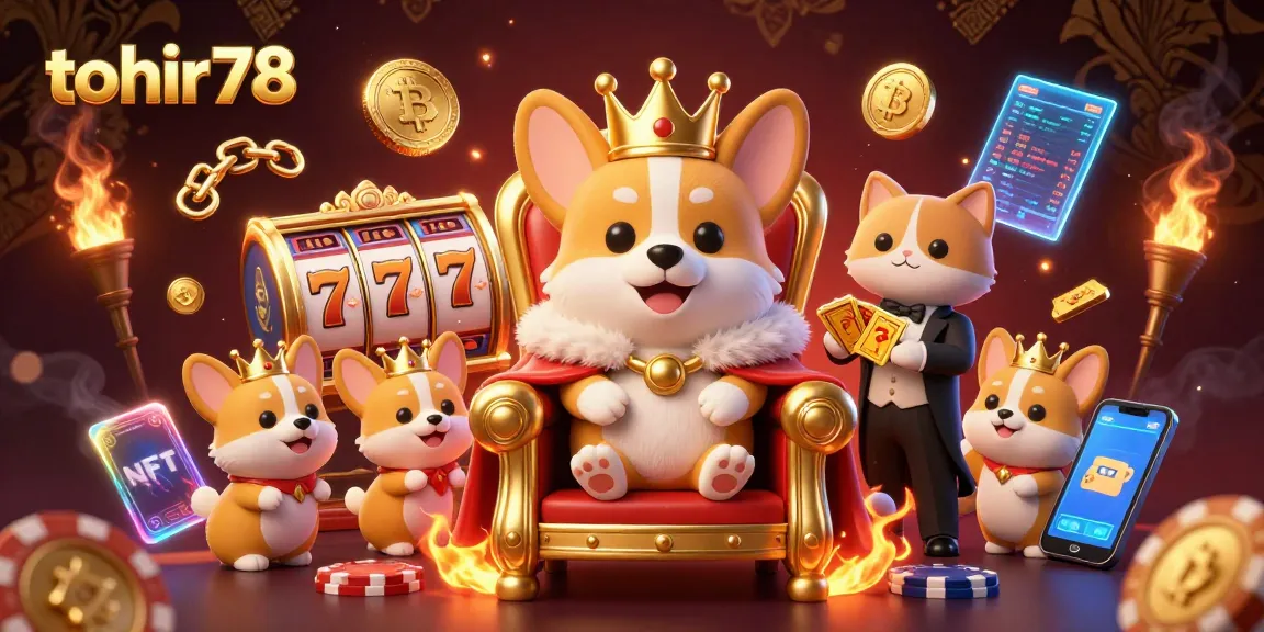 Slot gacor dan kemenangan maksimal di tohir78 dengan corgi raja dan elemen kasino
