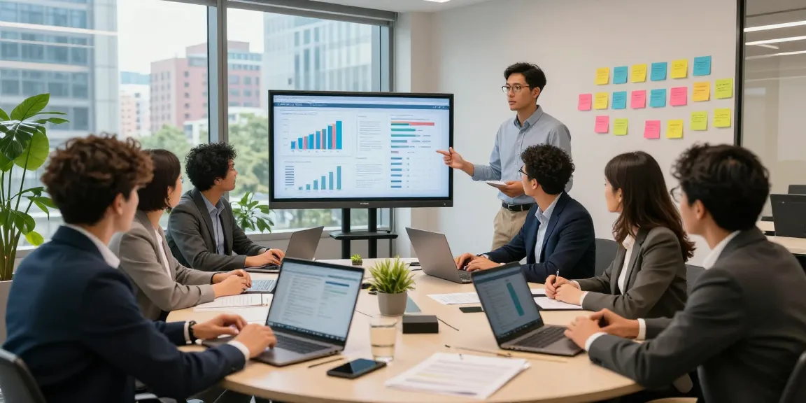 International consulting team collaborating in a modern office, showcasing https://aisa.org.uk expertise and innovation.