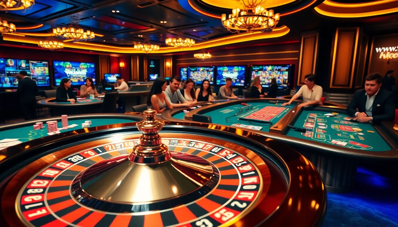 Elevate your gaming experience at www.kjc.global featuring a luxurious casino atmosphere filled with excitement.