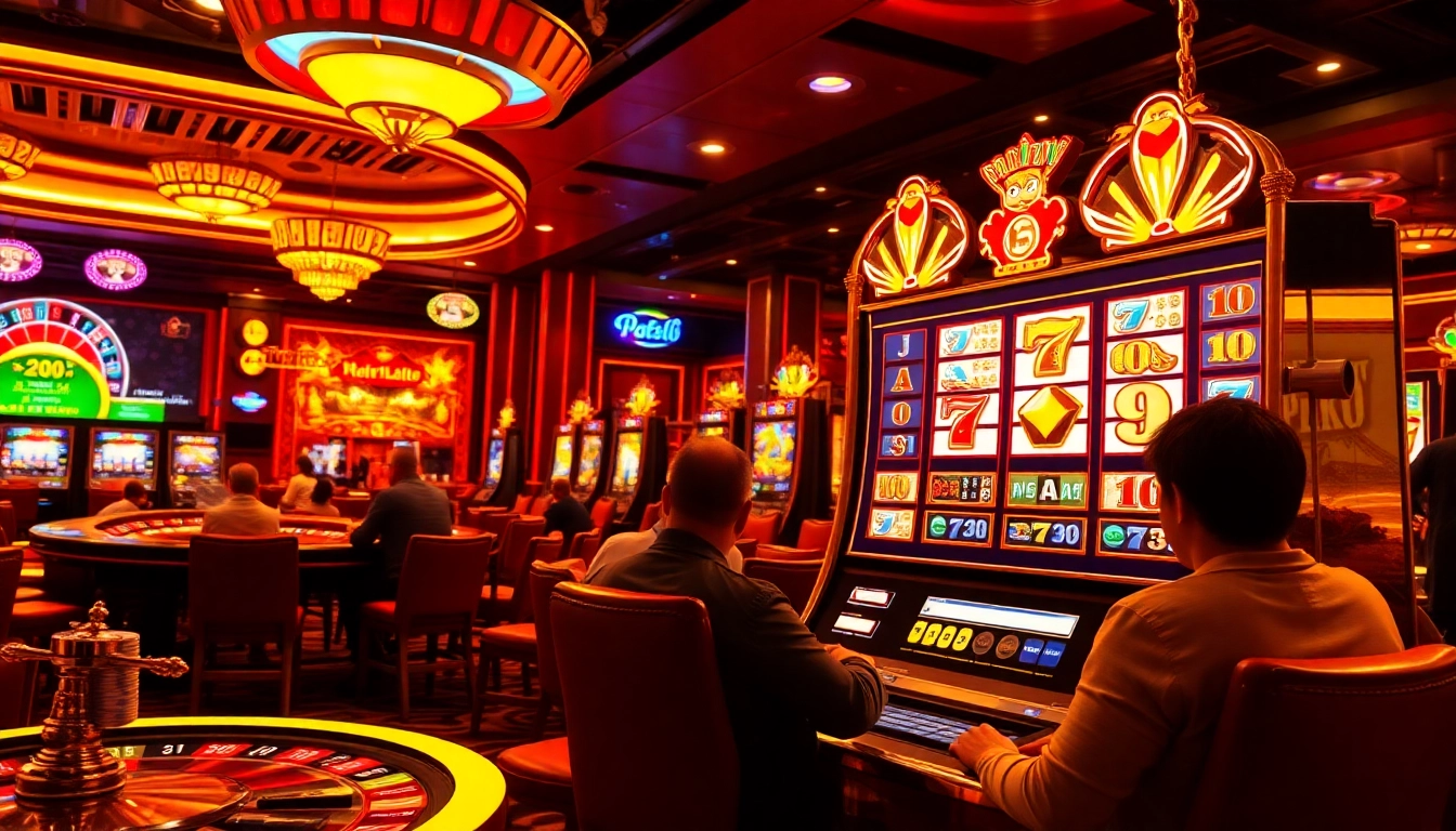 Play the thrilling slot demo lucky neko at a vibrant casino filled with excitement and colorful gaming elements.