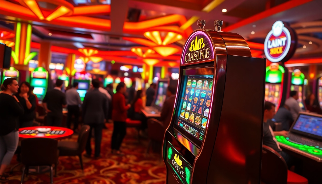 Experience thrilling gameplay with an rtp slot machine in an electrifying casino.