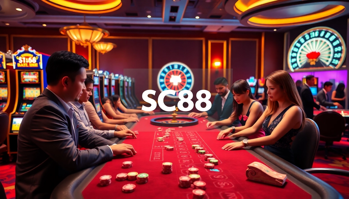 Experience the excitement at Nhà Cái SC88 Casino with vibrant gaming and thrilling betting.