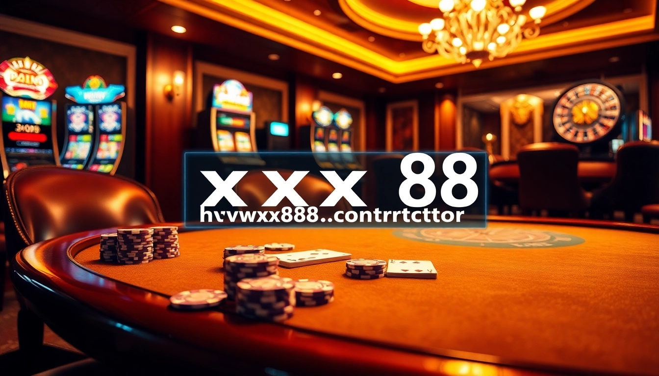 Experience high-stakes gaming at https://xx88.contractors/ with poker, slots, and roulette.